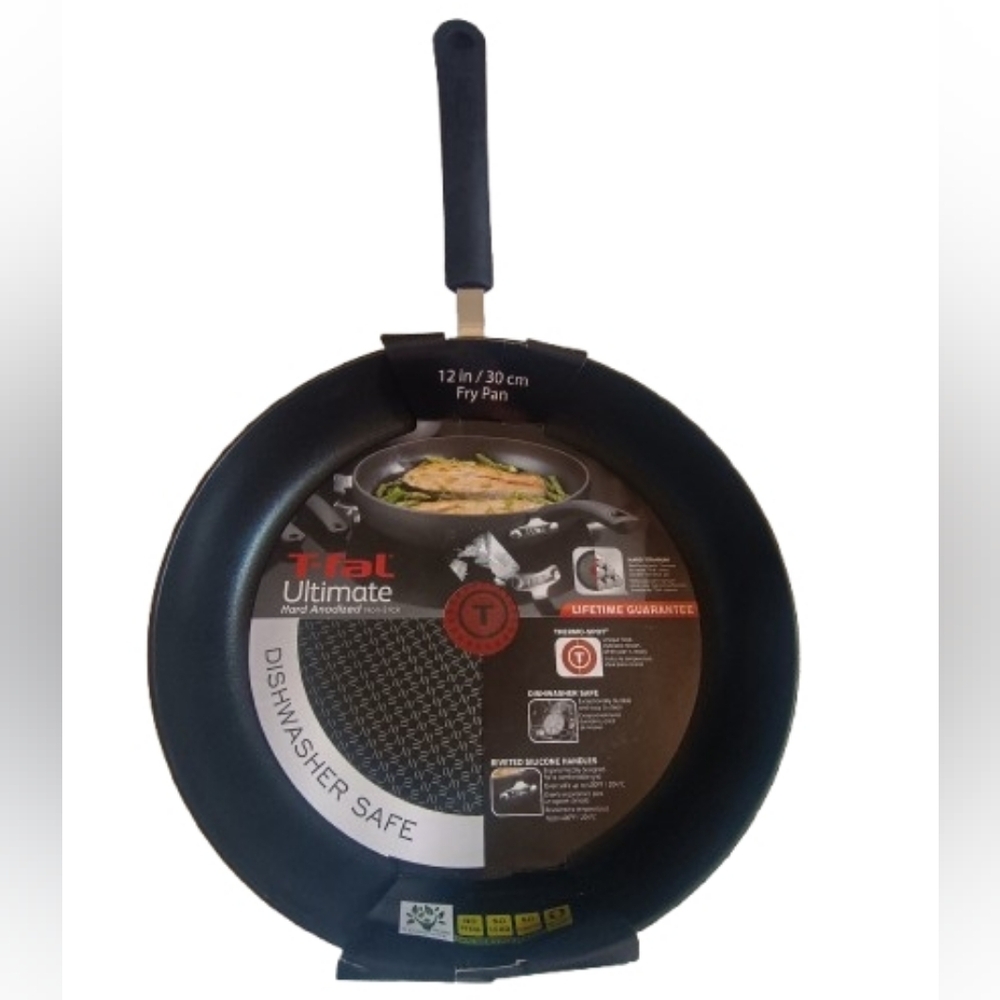 NEW T-FAL ULTIMATE Hard Anodized TITANIUM 12 in Fry Pan
